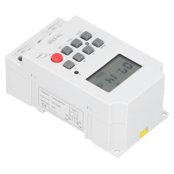 Mikrocomputer Timerkontakt 7-dages Elektronisk Tilbehør med Digitalt Display til Lysstyring