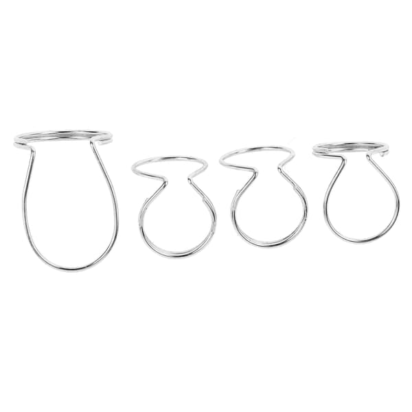Silver metall fingerplektrum 4-pack fjärilsgitarr tumplektrumset för gitarrister