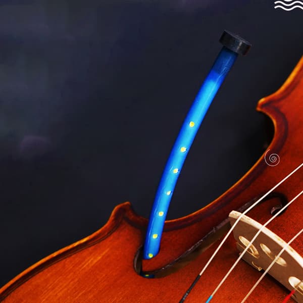 Violin Luftfugter Silikone Luftfugter Instrument Tilbehør Forebyg Revner Tørhed Problem Blå