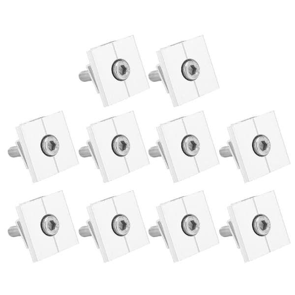 10 st solpanel mittklämmor vattentät montering aluminiumfäste monteringstillbehör