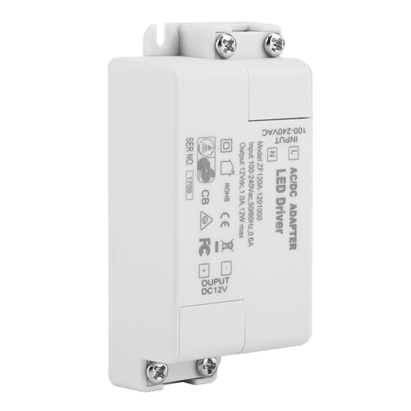 AC 100-240V til DC 12V SMD LED Driver Switch Strømtransformator til LED Strip Lys (12W)