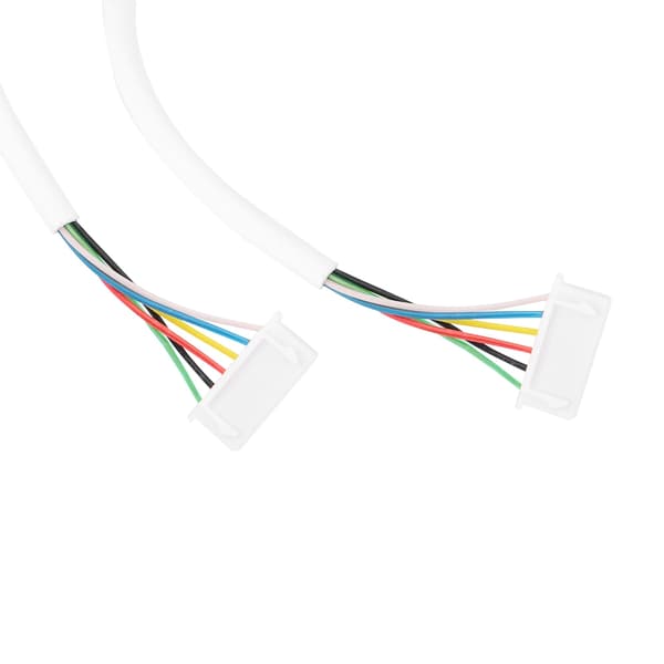 5m 0,3 mm 6-ledare flexibel rund kopparkabel för videointercomsystem