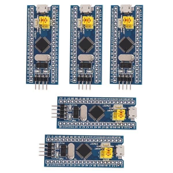 5 STK STM32F103C8T6 Minimum System Udviklingskort Mirco USB 40 Pin Core Læringsmodul