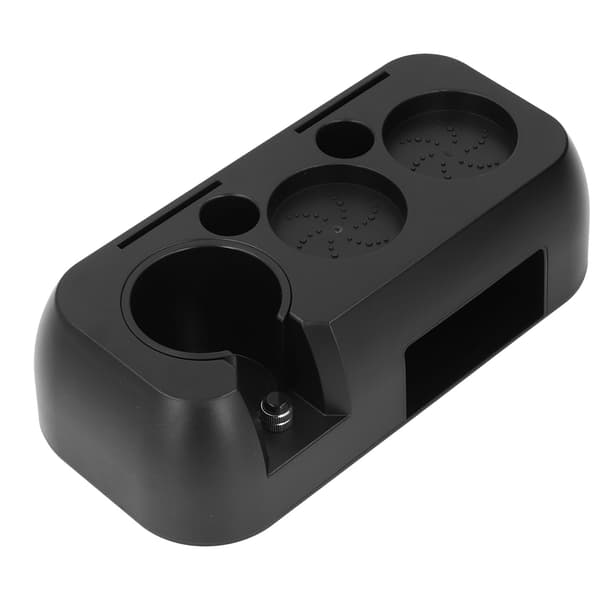 Espresso Stampestation ABS Alsidig Tamper Baseholder til Hjemmet Mat Sort