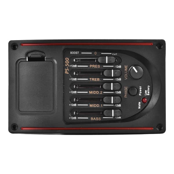 EQ PS-500 5-bands Equalizer Digital Tuner Pickup för Akustisk Gitarr