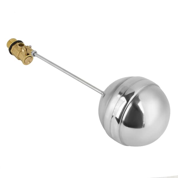 DN15 G1/2 Messing Han Gevind Vand Sensor Rustfrit Stål Flydekugleventil