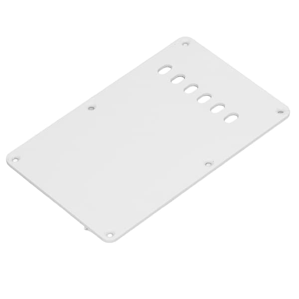 2 st vit PVC elgitarr bakplatta 6 hål robust elegant plektrumskydd bakplatta