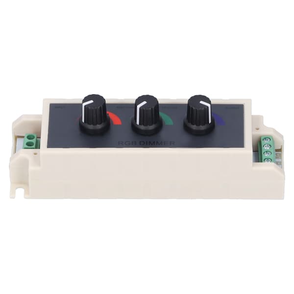 RGB-knaplysdæmper Smart LED-lysstyrkejustering 3-kanals controller DC12-24V