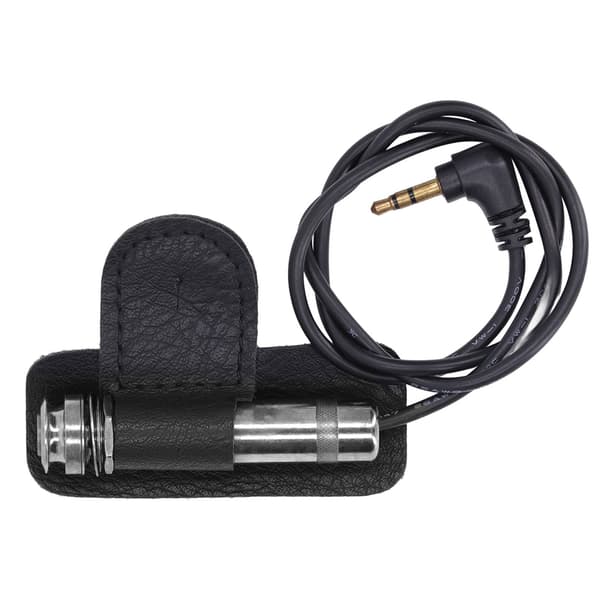 Silver Metall Akustisk Gitarr Pickup Transducer Reservtillbehör för Stränginstrument