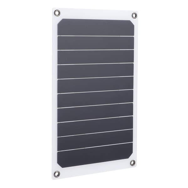 10W Bærbart Solcellepanel Oplader til Udendørs Rejser Klatring Camping Picnic