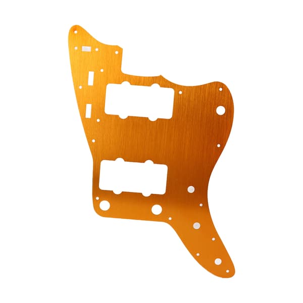 Elgitarr Aluminiumlegering Scratchplate Guld Snabbmonterad Anti-Rep Reserv 1-Pack