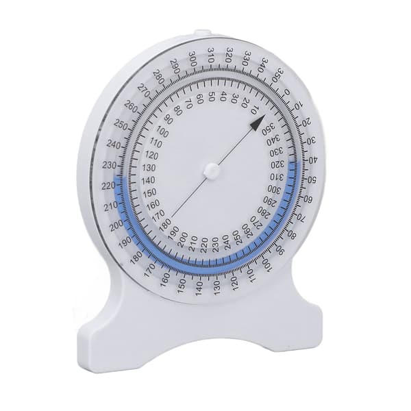 Inklinometer til fysioterapi, boble uden lækage, nøjagtige målinger til studerende og professionelle, blå