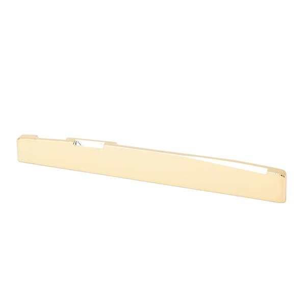 Akustisk gitarrsadel 74mm Mässing Guldfärgad Instrumentreservdel 1st