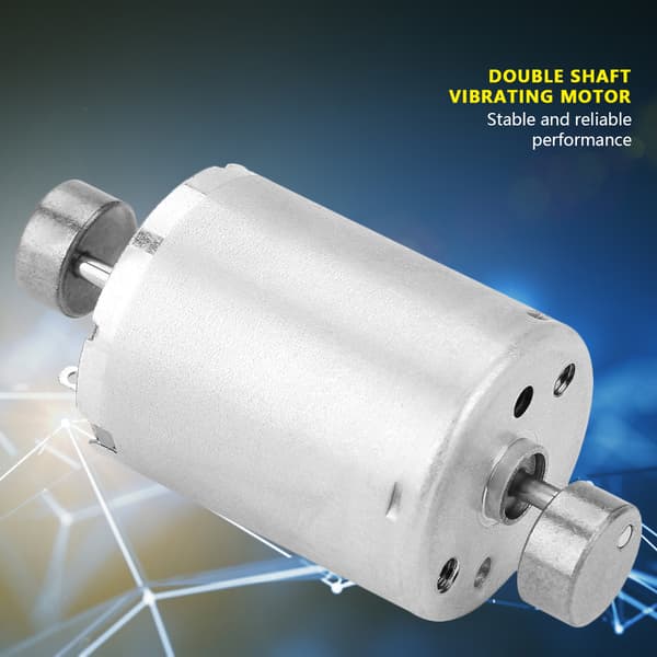 DC Dubbelaxel Stark Vibrationsmotor 12V 31mm Längd