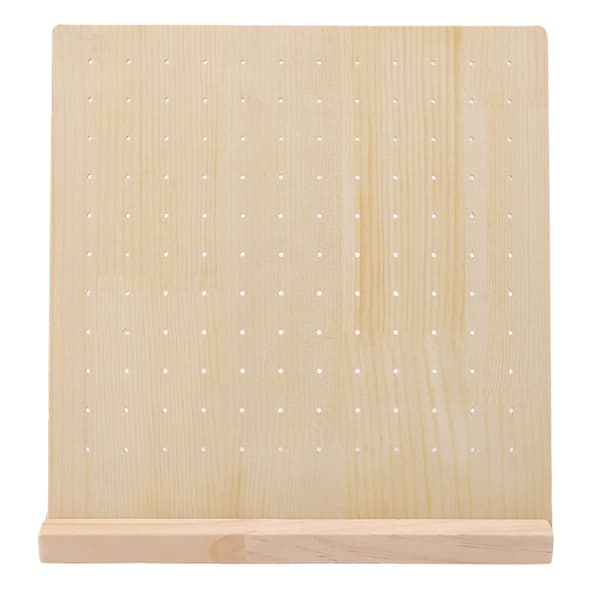 Øreringe Stud Display Pegboard Stor Kapacitet Holdbart Træ Smykkedisplay Øreringe Display Board til Øreringe Smykker 66 Par