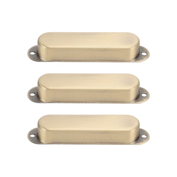 3 st elgitarr single coil pickup-skydd koppar cyan brons hårdvaruset