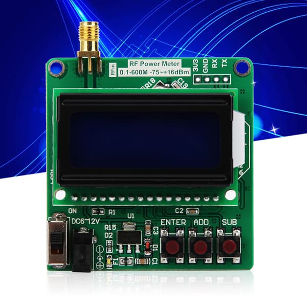 RF-effektmåler effekt-dæmpningssæt digitalt display signalstyrkemodul 1M‑8G