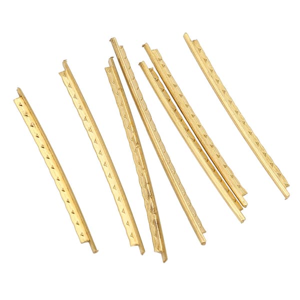 20 st/set 2,0 mm guld mässing gitarrbandtråd set reservdelar för folkträgitarrer