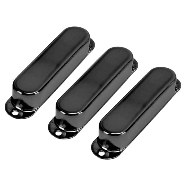 3-pack elgitarr single coil pickup-skydd koppar svart musikdelar set kit