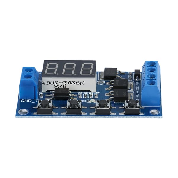 DC 5V-36V Trigger Cycle Delay Timer Switch Tænd/Sluk Relæmodul med LED-display