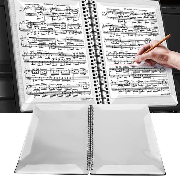 A4 Vattentät ABS Notpärm för Pianister - Robust 1-pack Dokumentfodral