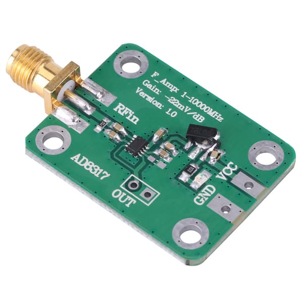 1M-10GHz AD8317 RF Log Detektor Effektmåler, 75dB Dynamisk Område
