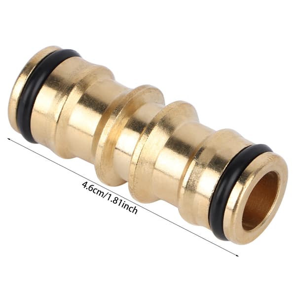 Messing Slangehane Stik Gevind Have Vandrør Adapter Fitting
