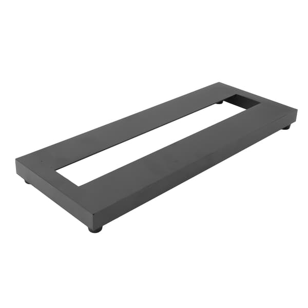Kompakt Lättvikts Gitarrpedalbräda i Aluminiumlegering för Effekter med Gigbag 38x14.5cm