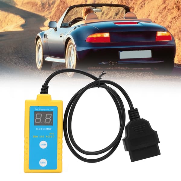 SRS Airbag Light Scan Reset-enhet kompatibel med BMW E36 E46 E34 E38 E39 Z3 Z4 X5