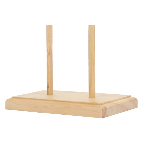 Broderitråd Spoleholder Organizer Rack med 2 Spoleaksler