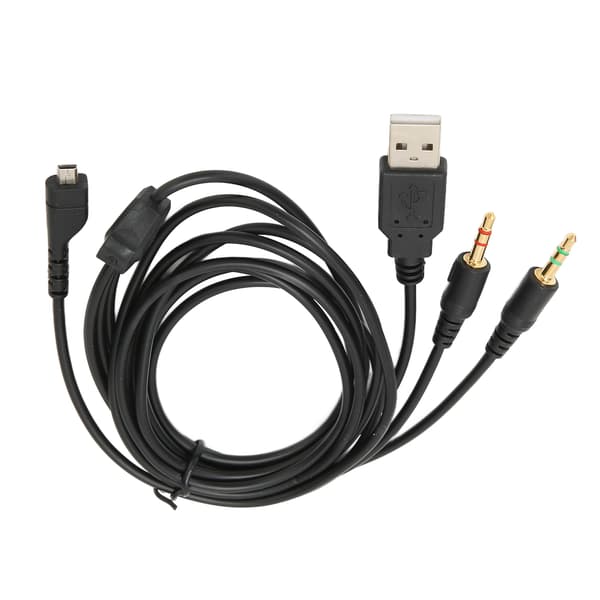 SteelSeries Arctis USB- och 3,5 mm-ljudkabel med Lightning-adapter för headset