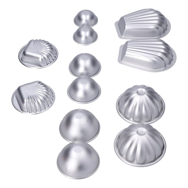 DIY Badebombeform Sæt, Bærbar Aluminiumslegering Mousse Kage Bageform Sæt, Husholdning #2
