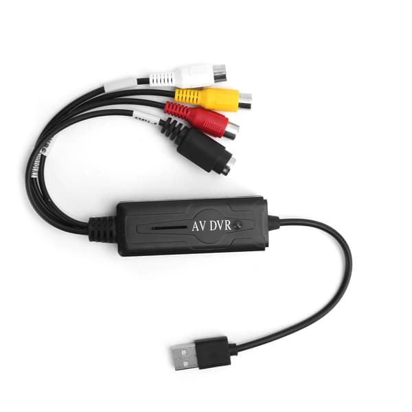 USB 2.0 Video Capture Card Audio Grabber Converter Adapter för Windows 10 PC Streaming