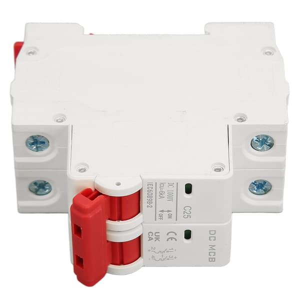 DC Miniature Afbryder 6000A Brydeevne 2P Mini Afbryder til Solcelleanlæg DC1000V