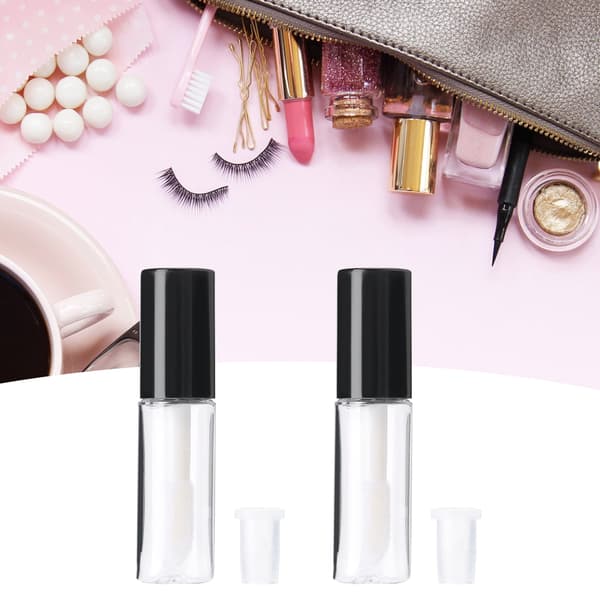 45 st 1,2 ml Mini Läppglansrör DIY Små Läppstiftrör Behållare Tomma Flaskor