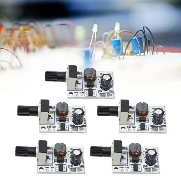 5 stk. DC 6-24V 20W Justerbar Lysstyrke LED Driver Switch PWM Lysdæmper Controller