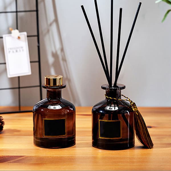 50 ml Reed Diffuser Tar Bort Lukt Eldfri Diffuserolja Naturlig Diffuser för Kontor