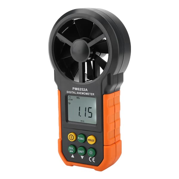 PEAKMETER PM6252A Digital Vindhastighedsmåler Luftvolumenmåler Anemometer