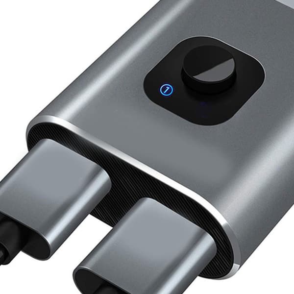 HDMI-switch 2 ind 1 ud 4K 60Hz 3D-understøttelse Tovejs HDMI-splitter