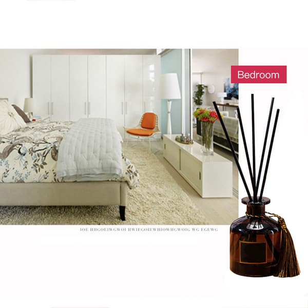 50 ml Reed Diffuser Tar Bort Lukt Eldfri Diffuserolja Naturlig Diffuser för Kontor