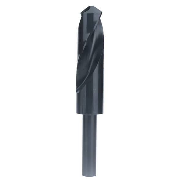 Borebits med reduceret skaft HSS Twist Lige 1/2in skaft Boreværktøj 24.5mm Sort