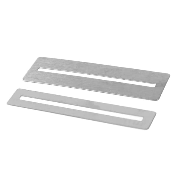 Metallgitarrbandskydd 2-pack, 8 cm, rostfritt och robust greppbrädeskydd för el- och akustiska gitarrer