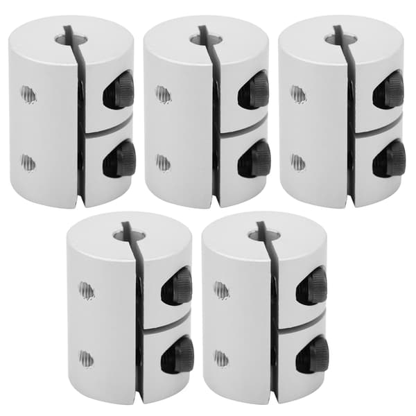5 stk. akselkobling i aluminiumslegering til 3D-printer, servomotor, stepmotor