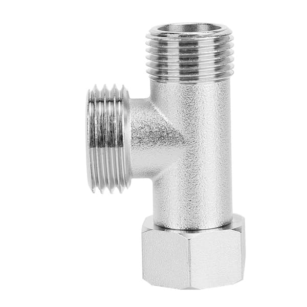 2 st 3-vägs anslutningsventil Toalettavledarventiladapter Spolventil (EU3/8)