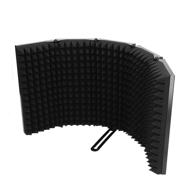 Pro Mic Isoleringsskydd 5-Panel Pop Skärm Akustiskt Skum