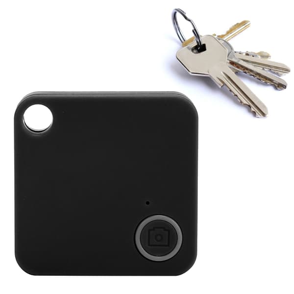 Bluetooth Tracker Smart Nøglefinder Locator Anti-tabt Alarm til Børn Kæledyr Pung, Sort