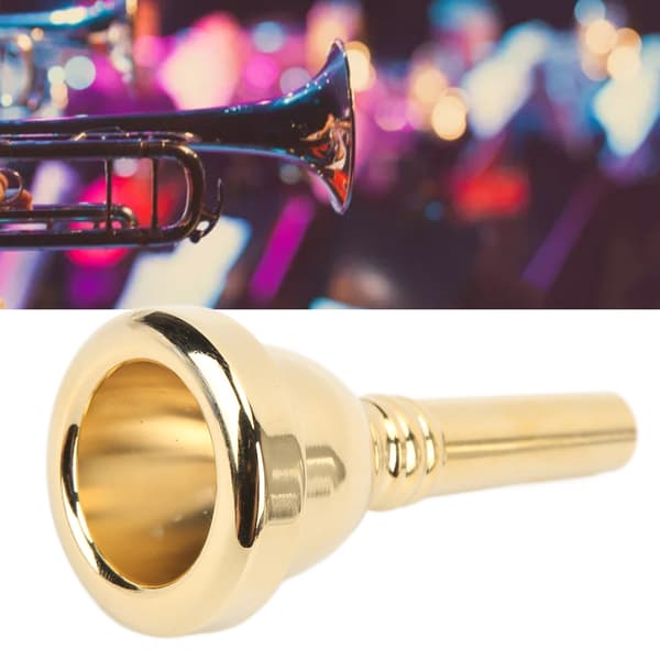 Alttrombonmunstycke Kopparguld Reservdel 1 st Instrumenttillbehör