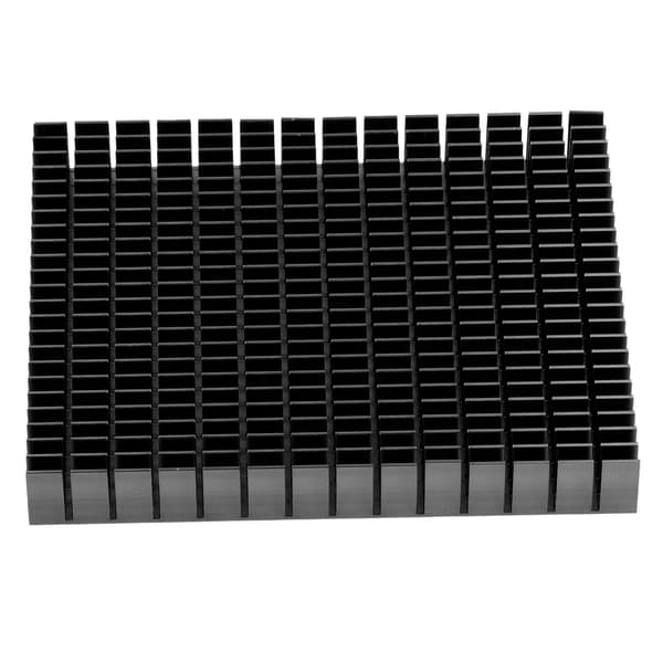 Køleplade Aluminium Køler Køleplade Radiator 150x120x20mm til CPU Forstærker PCB Blå