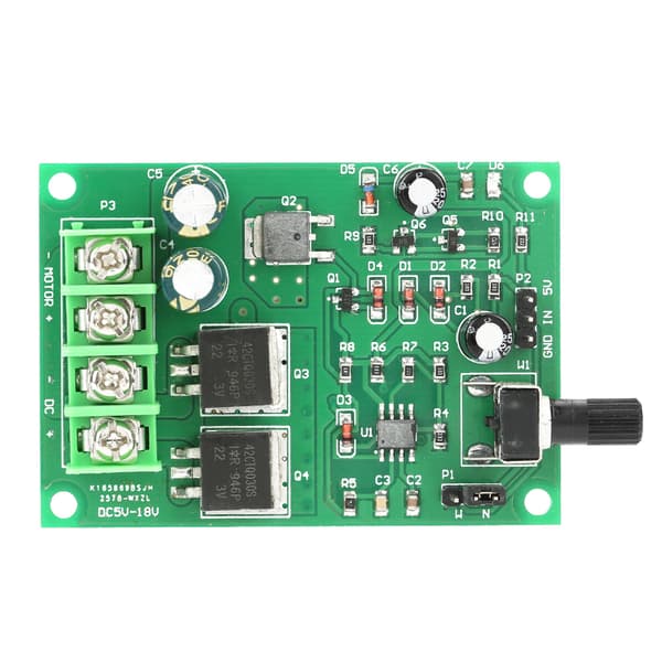 DC5-18V Højeffekt PWM DC Motor Hastighedsregulator Motor Driver Board
