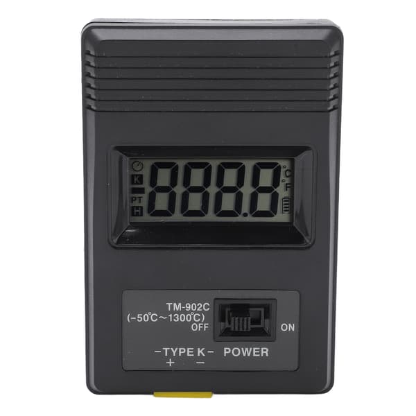 Tm‑902c Industriel LCD-display Digital Sensor Termometer med Buet Skaft Overfladetermoelement ‑50‑500℃